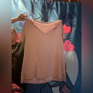 Women's V-Neck purple Top